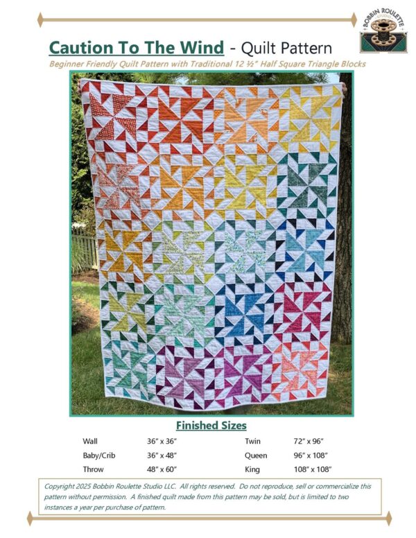Caution To The Wind PDF Quilt Pattern